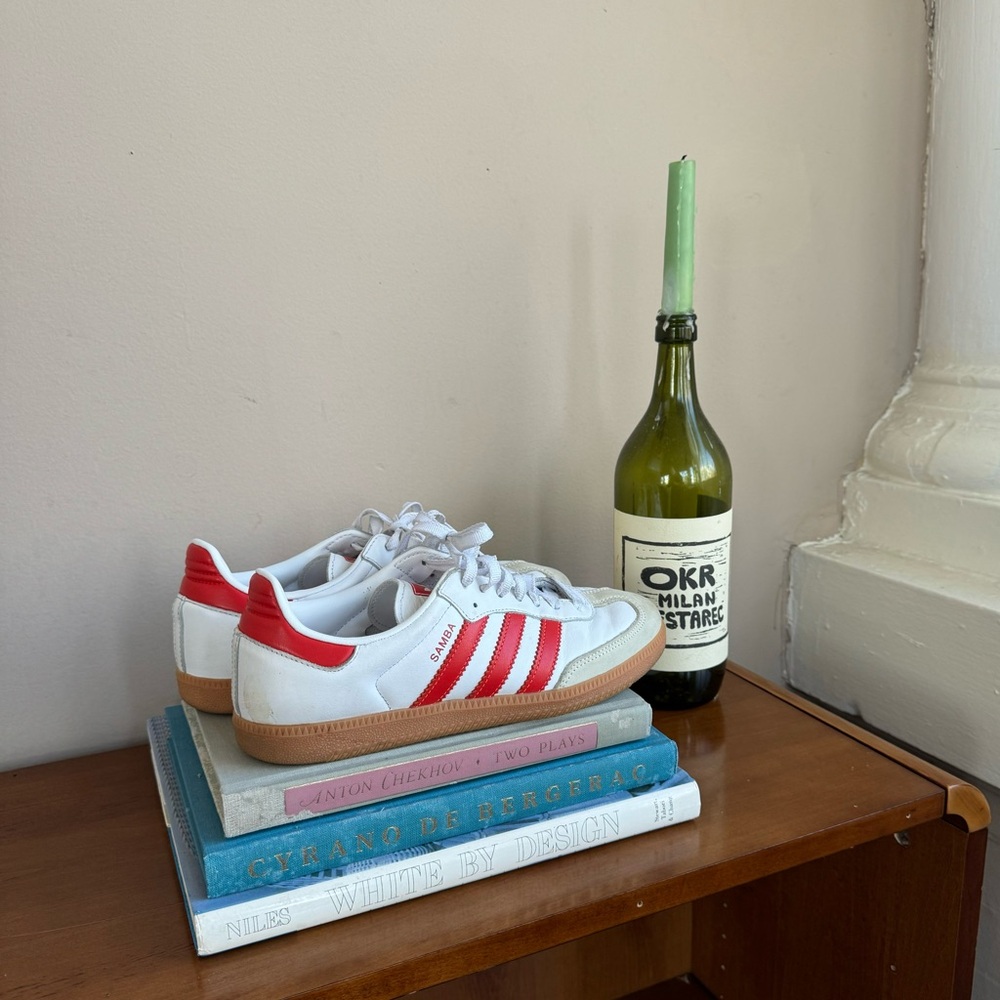 Adidas originals Sambas OG red and white